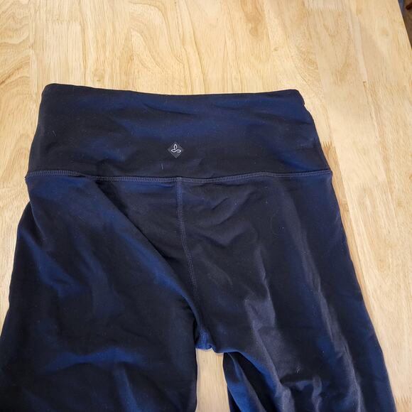 Prana Black Leggings Size Small 24" Waist 19" Inseam 26" Long - Picture 5 of 8